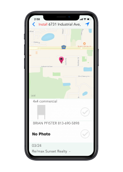 Installer app — order