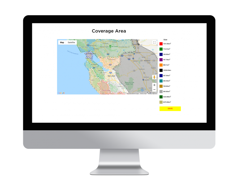 Coverage area